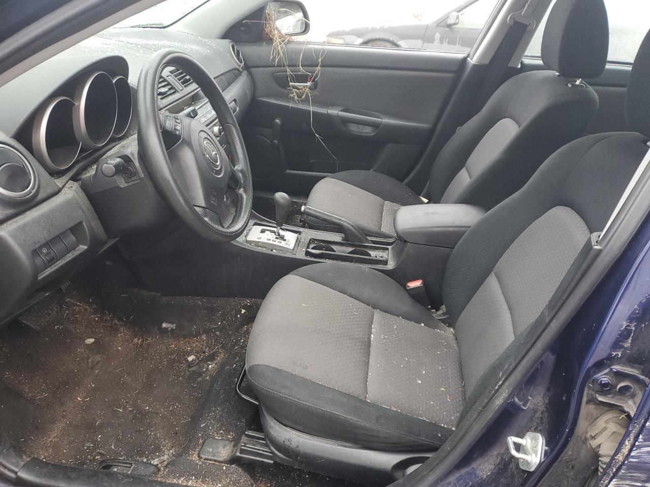 2006 Mazda 3 VIN JM1BK12F361461660 Copart auction photo, undercarriage / all over damage thumbnail 7