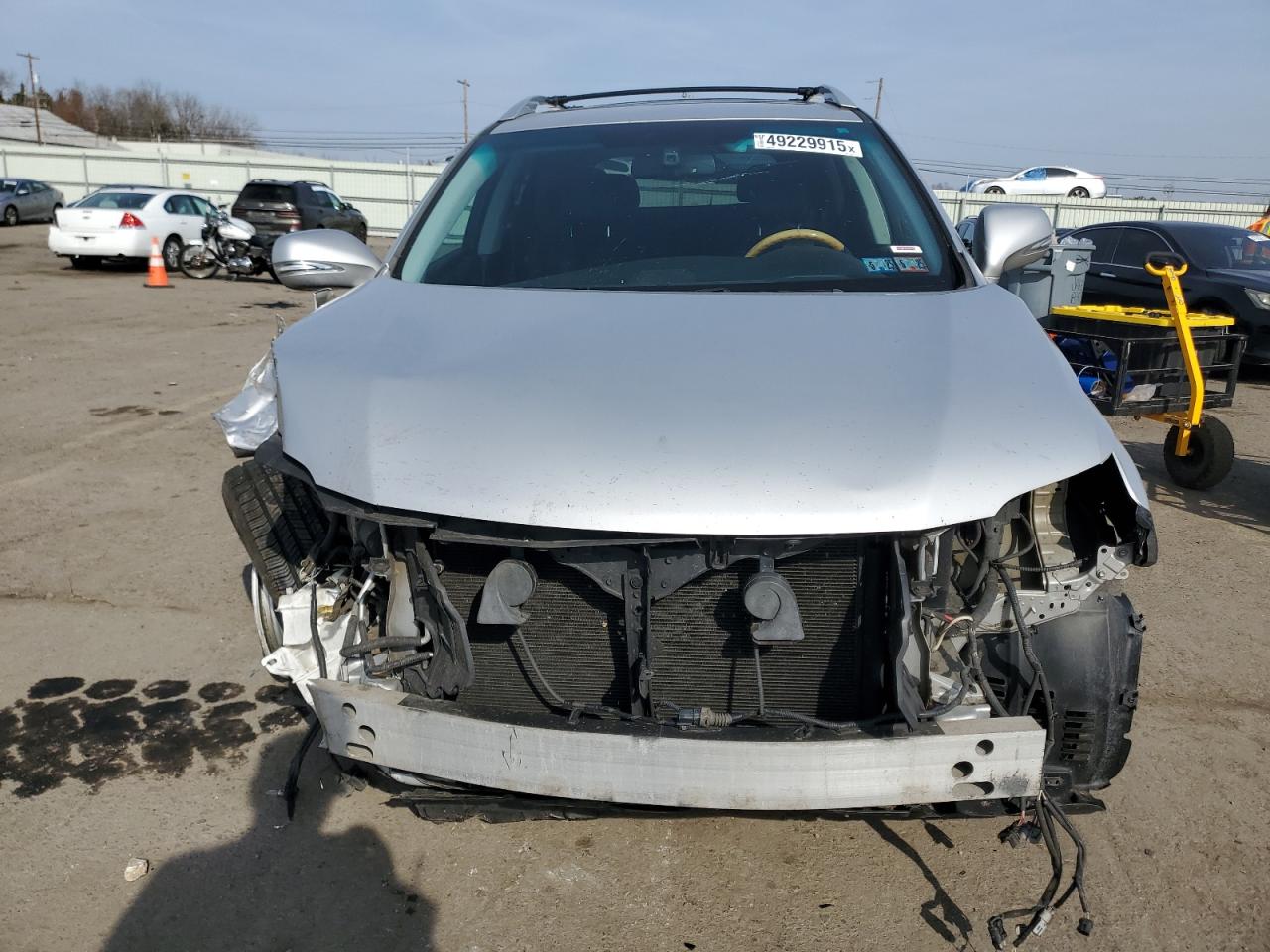 2012 Lexus RX VIN 2T2BK1BA5CC142087 Copart auction photo, front end damage thumbnail 5