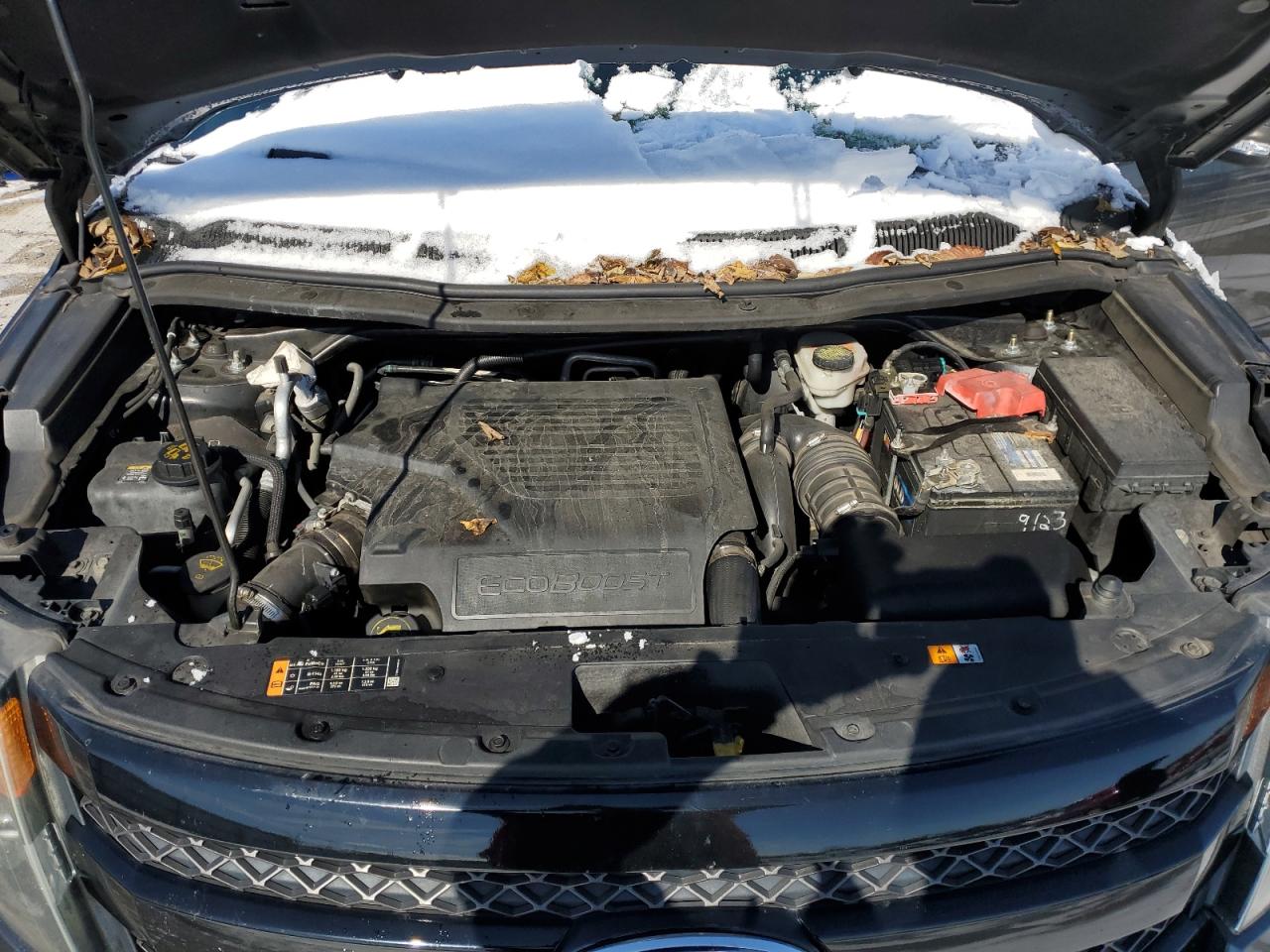 2015 Ford Explorer VIN 1FM5K8GT9FGC23096 Copart auction photo, rear end / side damage thumbnail 13