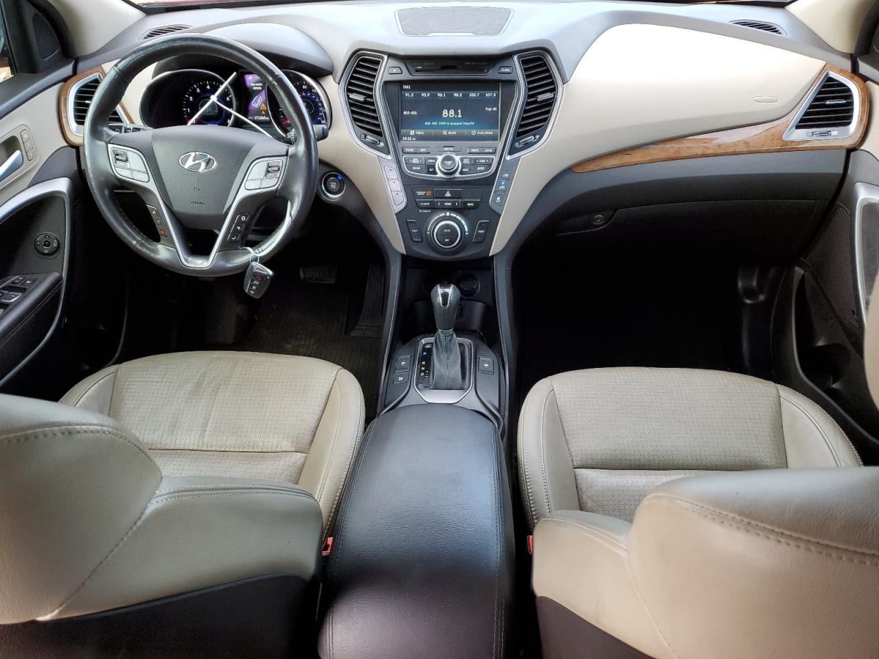 2014 Hyundai Santa Fe VIN KM8SR4HF2EU083263 Copart auction photo, normal wear damage thumbnail 8