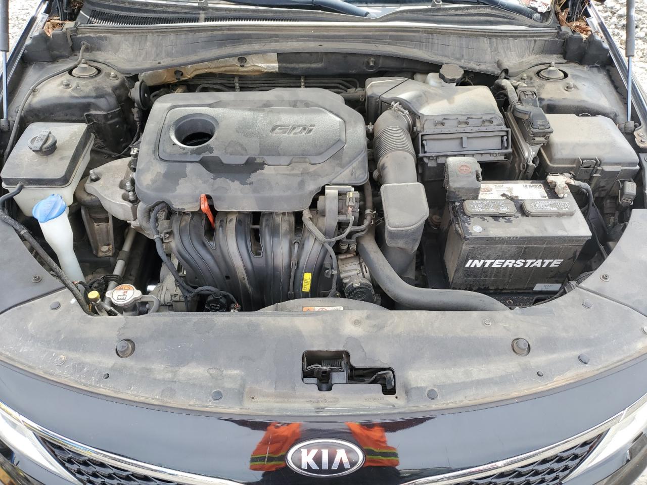 2016 KIA Optima VIN 5XXGT4L37GG056951 Copart auction photo, rear end / side damage thumbnail 11