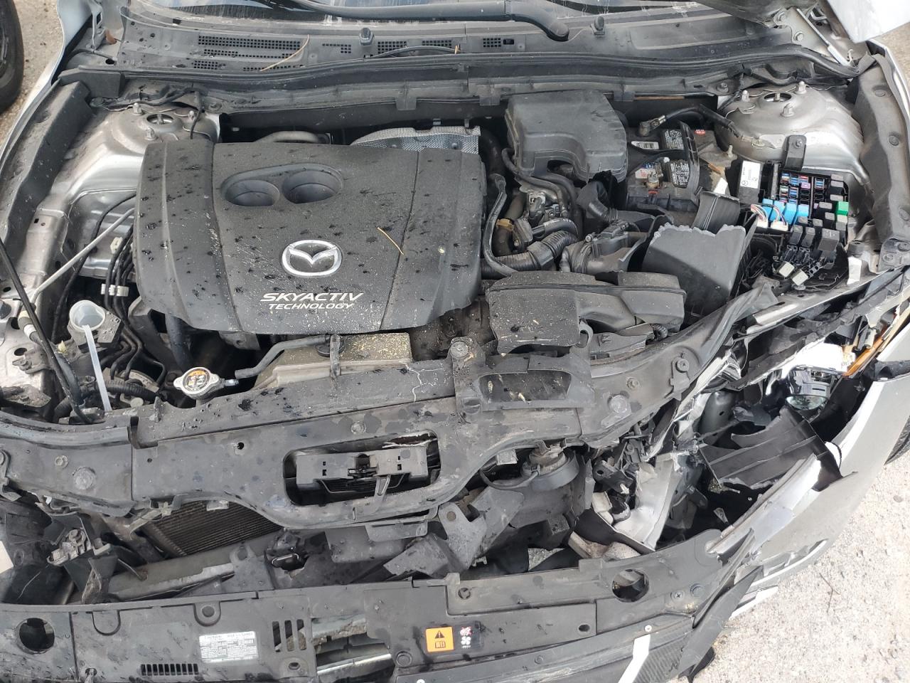 2015 Mazda 3 VIN JM1BM1U7XF1224910 Copart auction photo, front end damage thumbnail 11