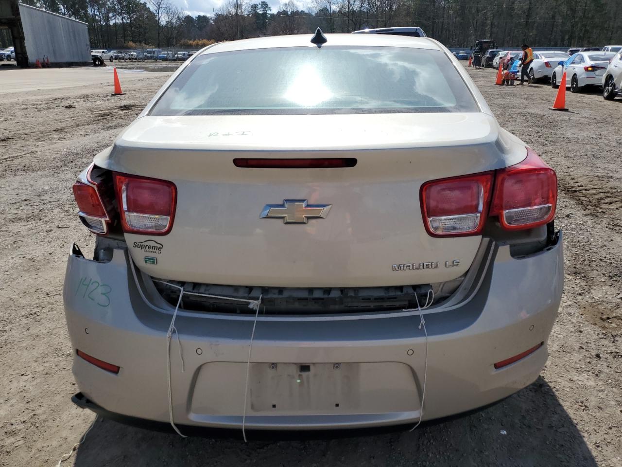 2015 Chevrolet Malibu VIN 1G11B5SL8FF257974 Copart auction photo, rear end damage thumbnail 6