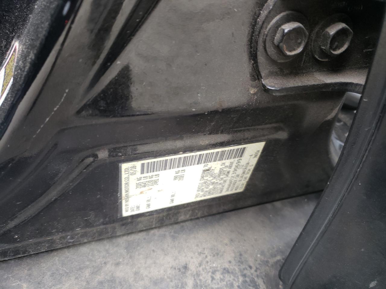 2018 Nissan Maxima VIN 1N4AA6AP2JC390699 Copart auction photo, rear end / front end damage thumbnail 12