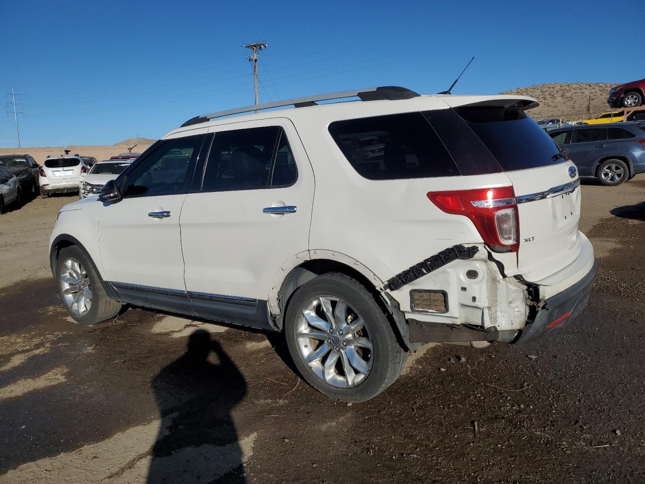 2012 Ford Explorer VIN 1FMHK7D99CGA83627 Copart auction photo, rear end / side damage thumbnail 2