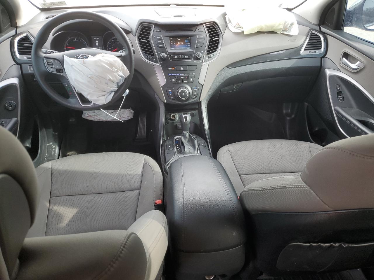 2016 Hyundai Santa Fe VIN 5XYZU3LB7GG373020 Copart auction photo, front end damage thumbnail 8