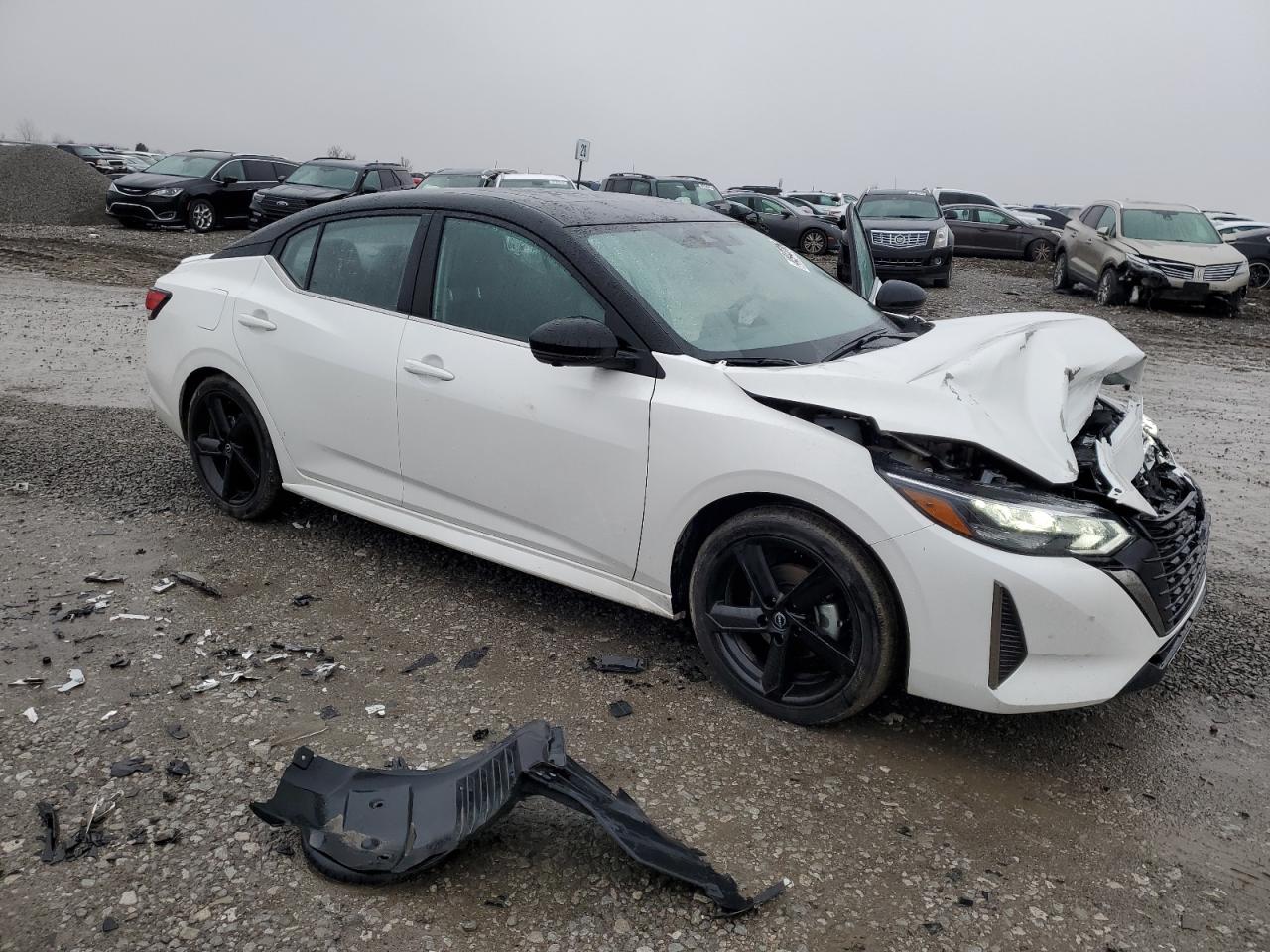 2024 Nissan Sentra VIN 3N1AB8DV3RY281218 Copart auction photo, front end damage thumbnail 4