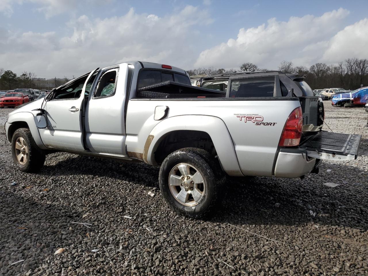 2006 Toyota Tacoma VIN 5TETU62N26Z240883 Copart auction photo, rollover damage thumbnail 2