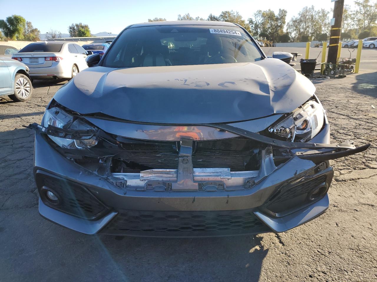 2019 Honda Civic VIN SHHFK7H6XKU203650 Copart auction photo, front end damage thumbnail 5
