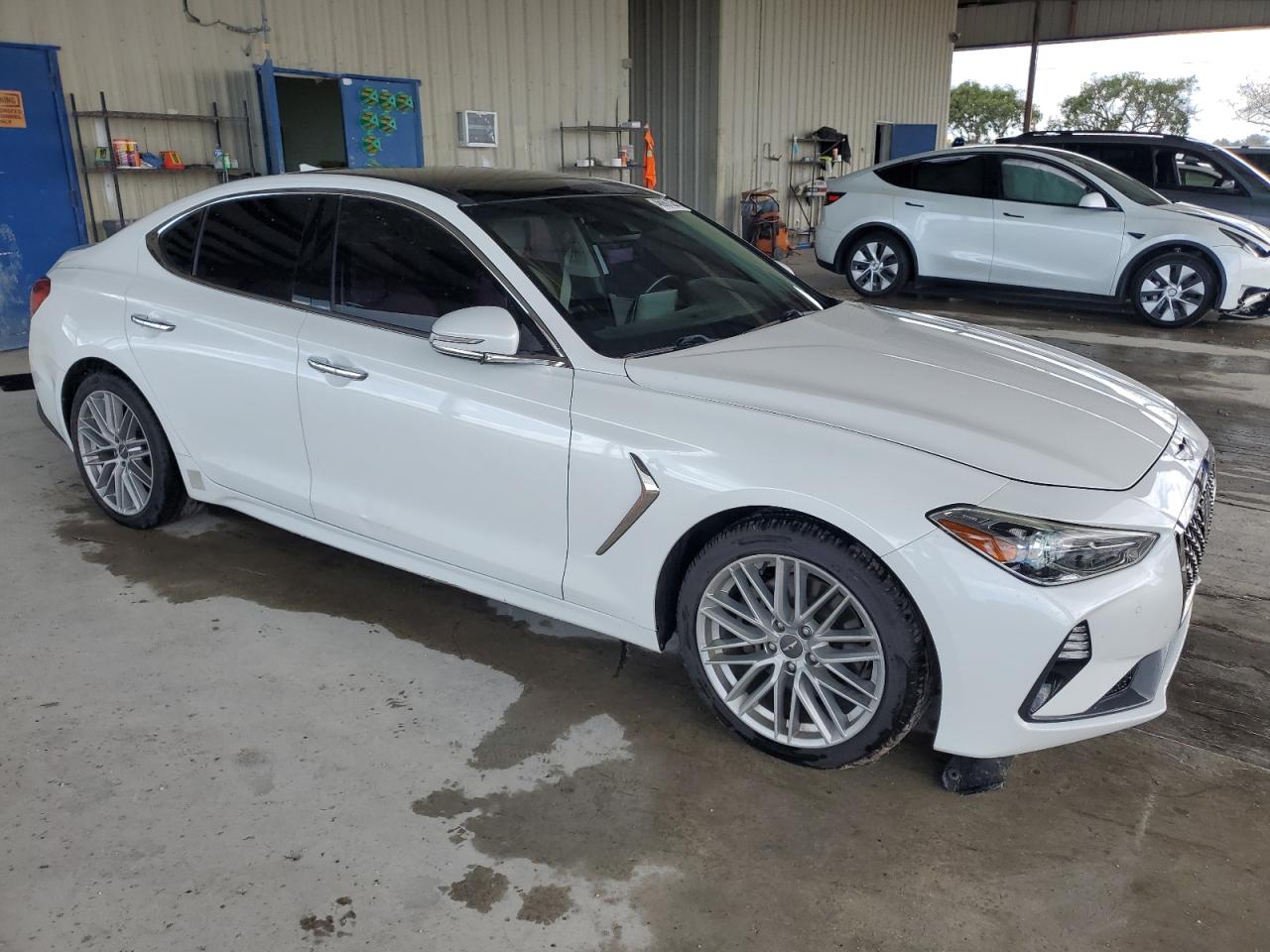 2020 Genesis G70 VIN KMTG34LA5LU059898 Copart auction photo, water/flood / minor dent/scratches damage thumbnail 4