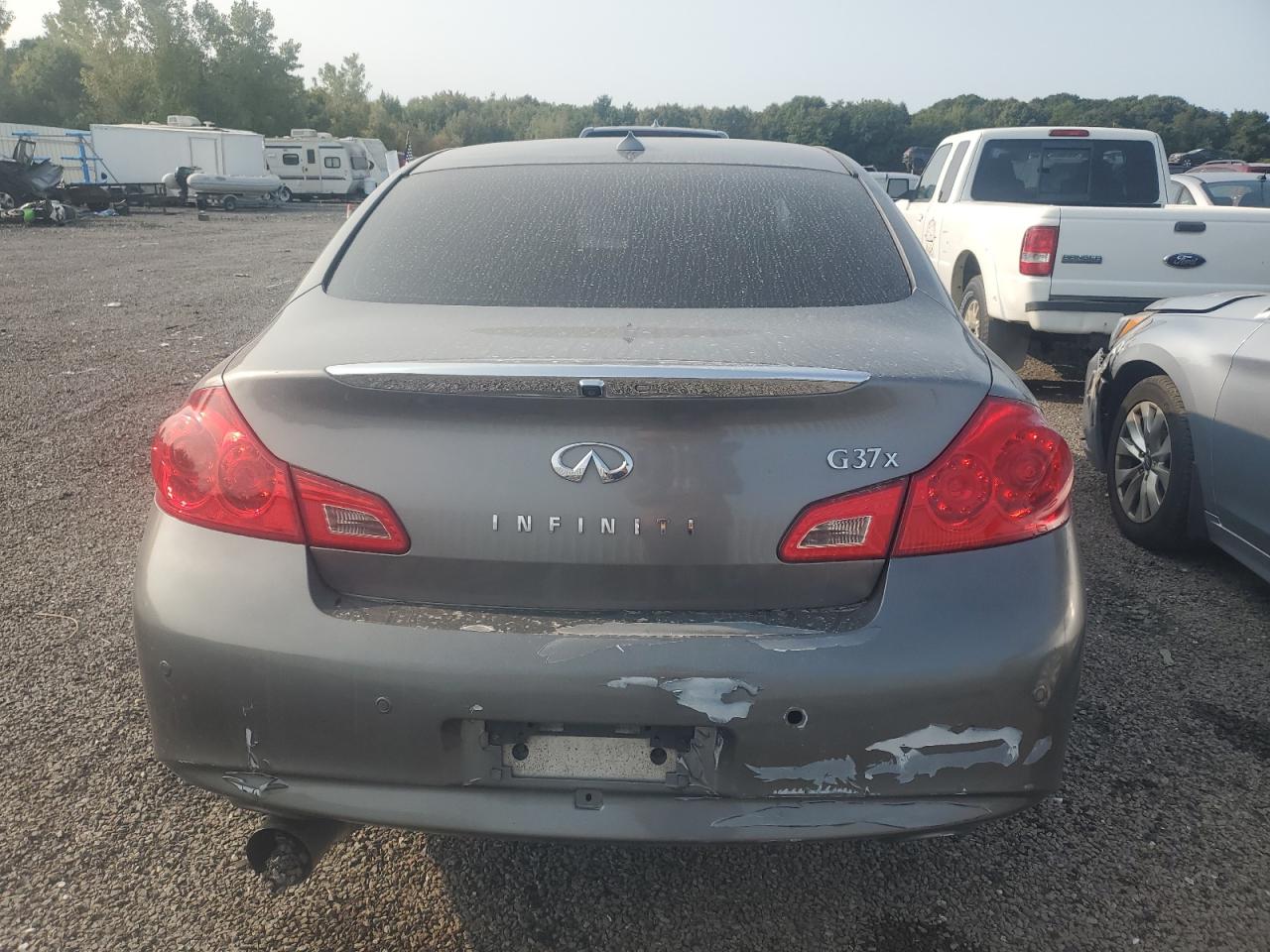 2013 Infiniti G VIN JN1CV6AR3DM751223 Copart auction photo, front end damage thumbnail 6
