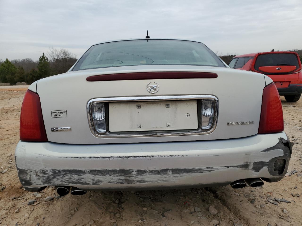 2005 Cadillac De Ville VIN 1G6KD54Y55U217489 Copart auction photo, rear end / side damage thumbnail 6
