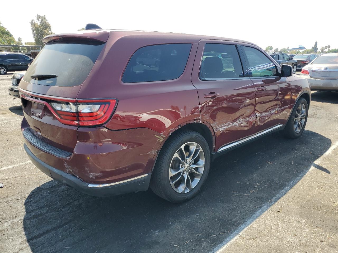 2018 Dodge Durango VIN 1C4RDHAG4JC359633 Copart auction photo, all over damage thumbnail 3