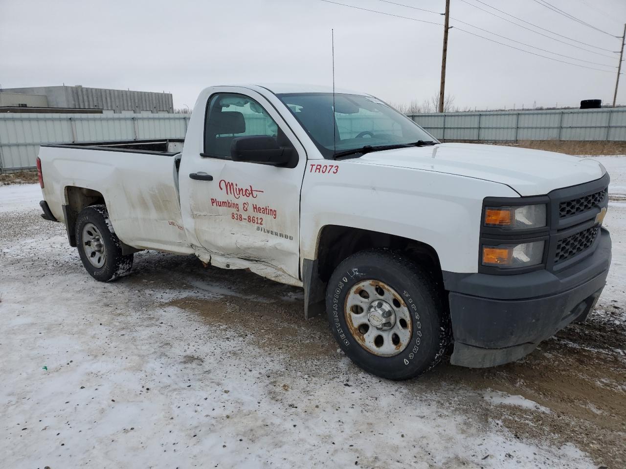 2015 Chevrolet Silverado VIN 1GCNCPEH1FZ170814 Copart auction photo, side damage thumbnail 4