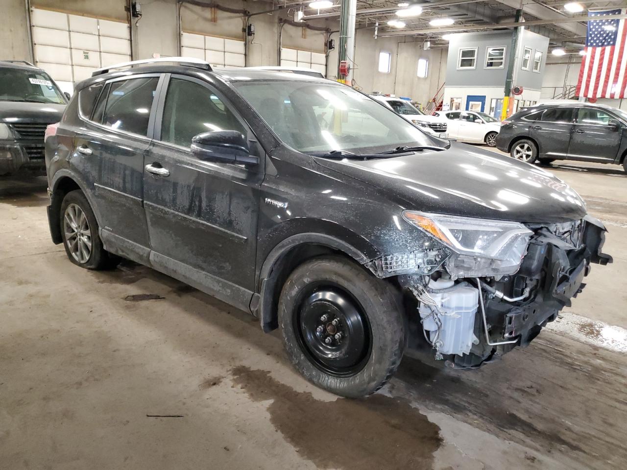 2016 Toyota RAV 4 VIN JTMDJREV7GD009840 Copart auction photo, front end / rear end damage thumbnail 4
