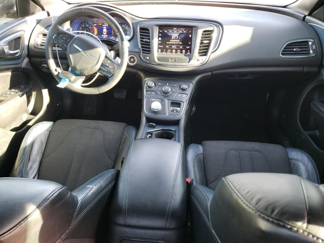 2015 Chrysler 200 VIN 1C3CCCBBXFN558278 Copart auction photo, front end / undercarriage damage thumbnail 8