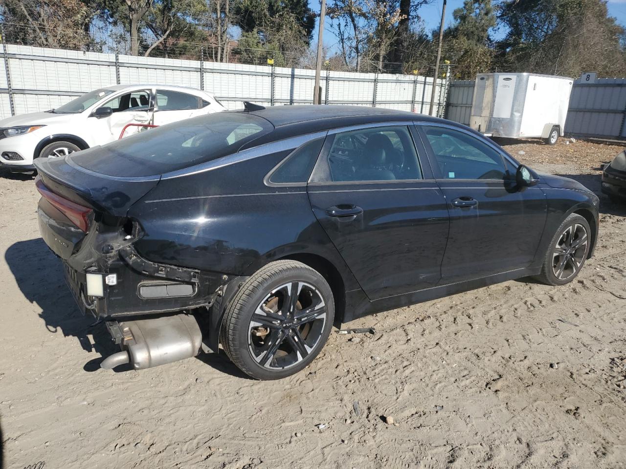 2022 KIA K5 VIN 5XXG64J23NG151120 Copart auction photo, rear end / side damage thumbnail 3