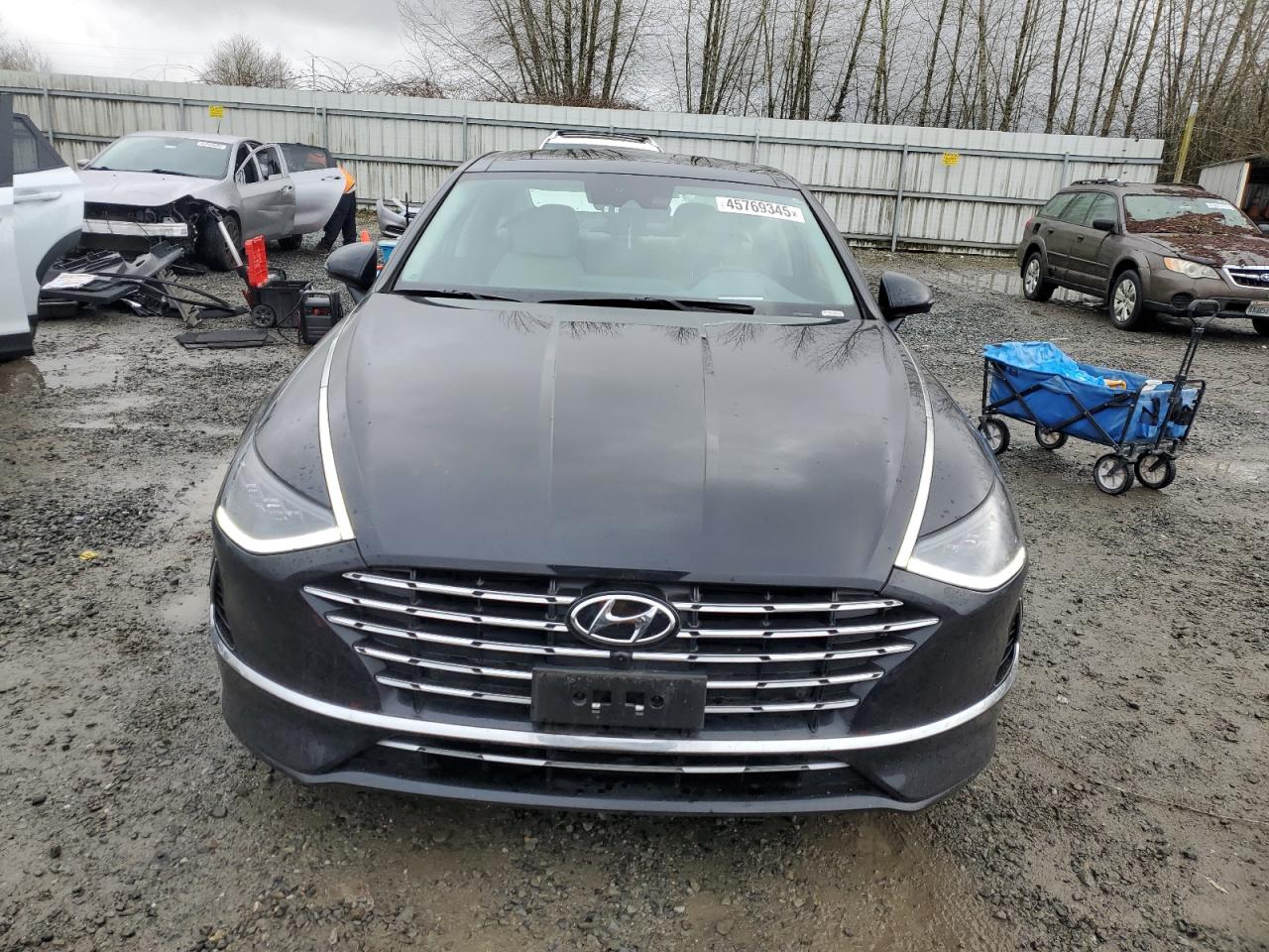 2023 Hyundai Sonata VIN KMHL54JJ2PA055708 Copart auction photo, side damage thumbnail 5