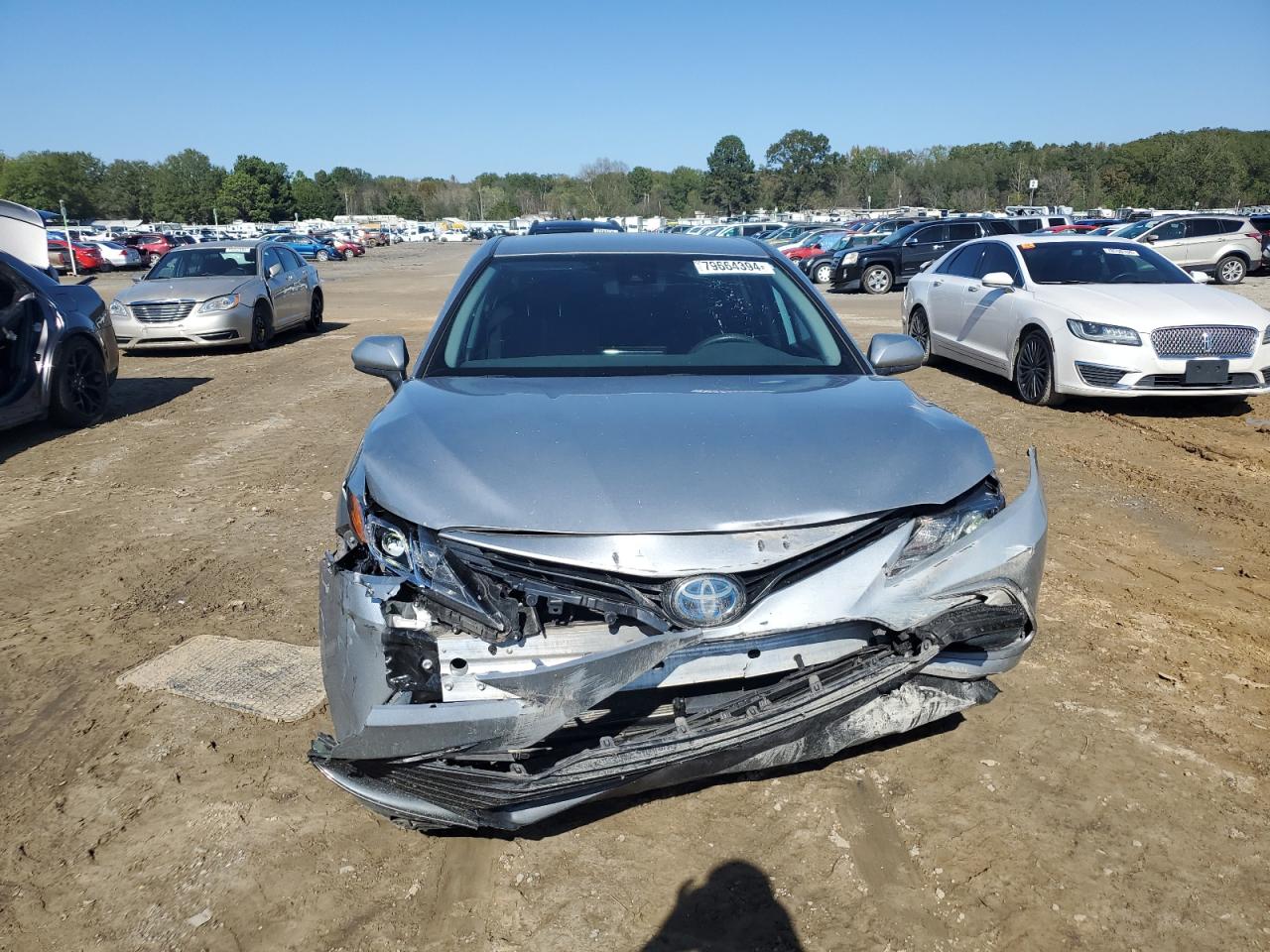 2022 Toyota Camry VIN 4T1C31AK7NU043160 Copart auction photo, front end damage thumbnail 5