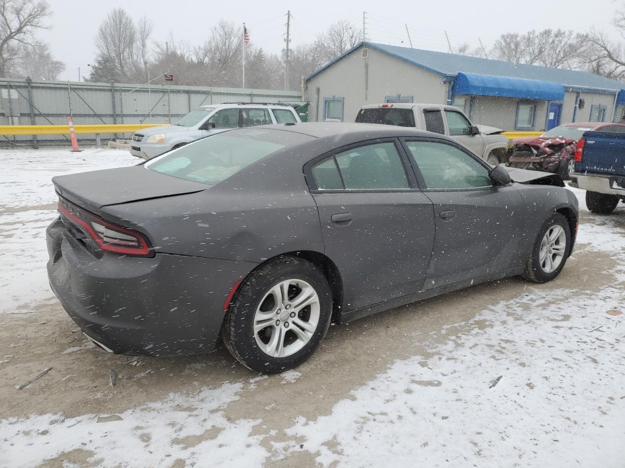 2020 Dodge Charger VIN 2C3CDXBG9LH129413 Copart auction photo, rear end / front end damage thumbnail 3