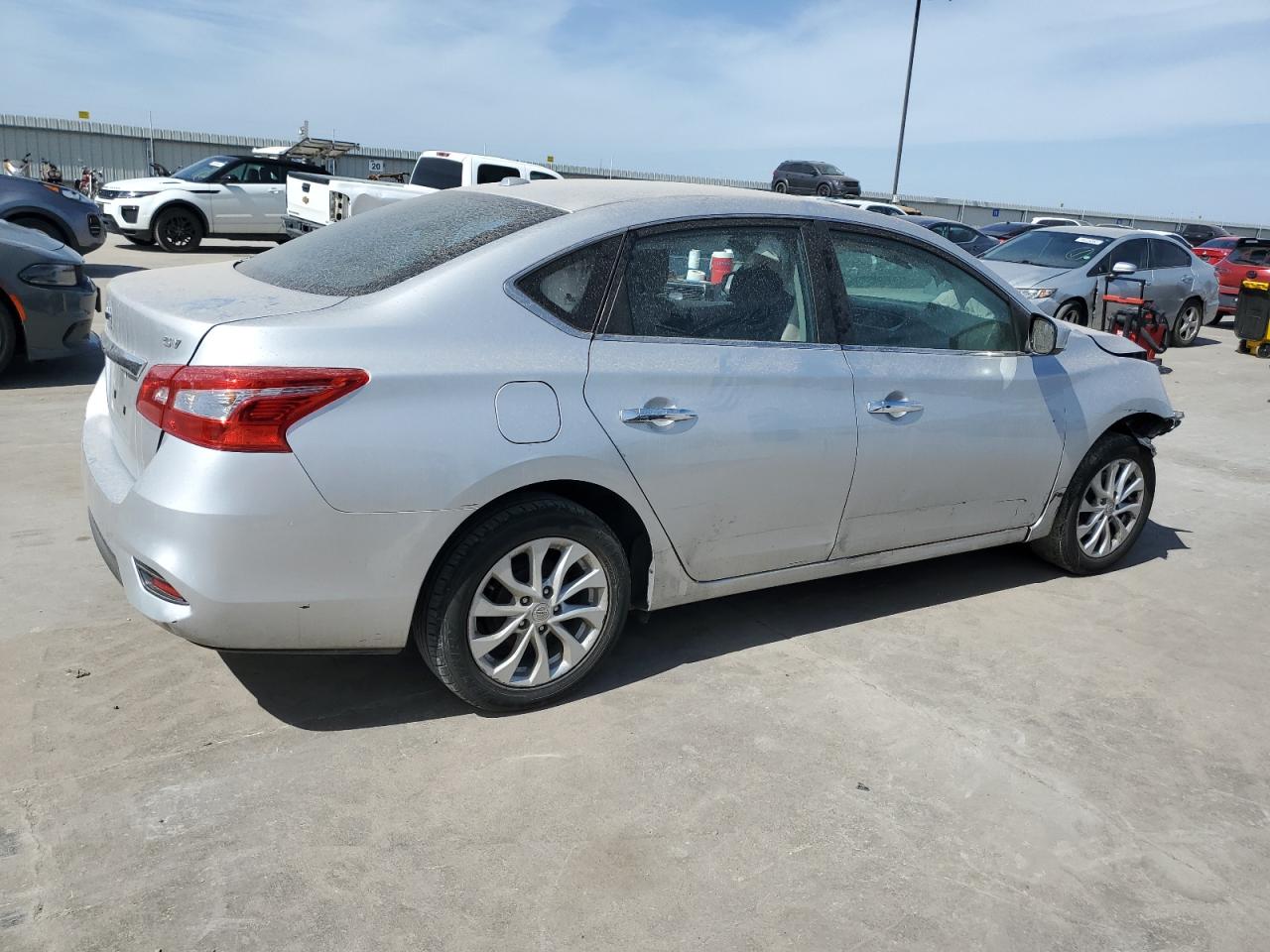 2019 Nissan Sentra VIN 3N1AB7AP6KY339442 Copart auction photo, front end / hail damage thumbnail 3