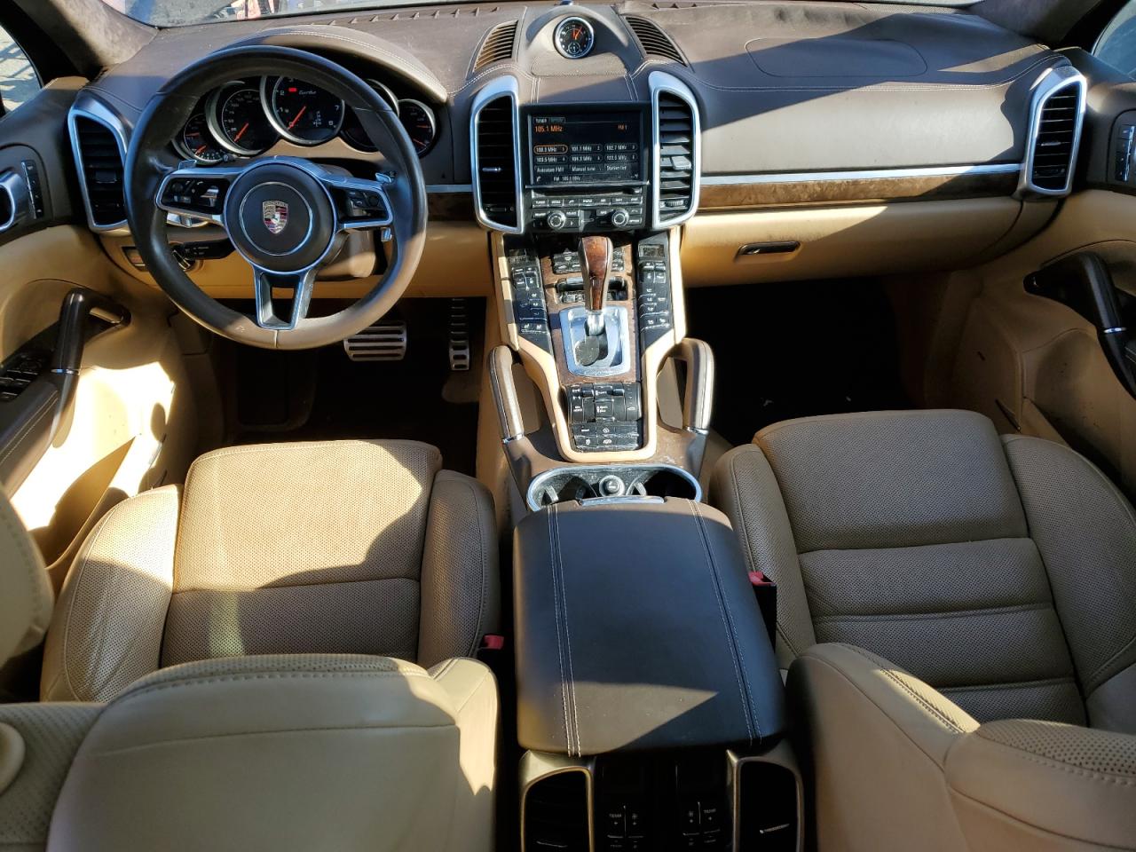 2016 Porsche Cayenne VIN WP1AC2A21GLA89382 Copart auction photo, front end damage thumbnail 8