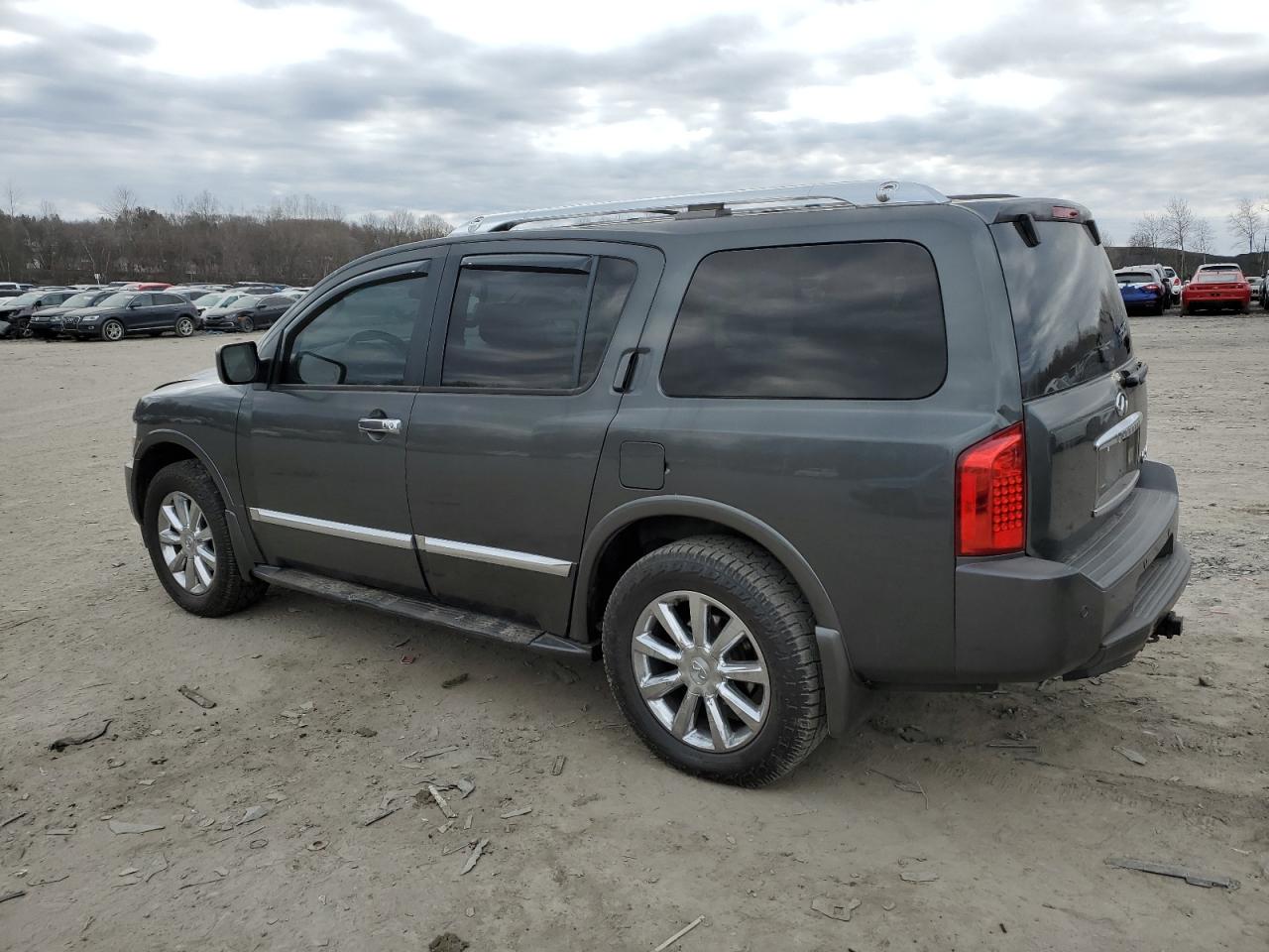 2008 Infiniti QX56 VIN 5N3AA08C88N912330 Copart auction photo, front end / undercarriage damage thumbnail 2