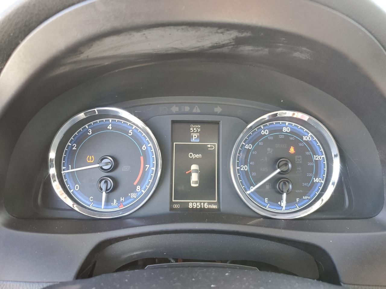 2019 Toyota Corolla VIN 5YFBURHE2KP939306 Copart auction photo, top/roof damage thumbnail 9