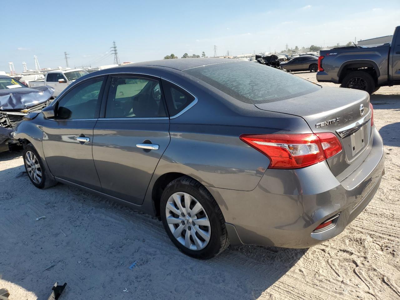 2019 Nissan Sentra VIN 3N1AB7AP8KY450316 Copart auction photo, front end damage thumbnail 2