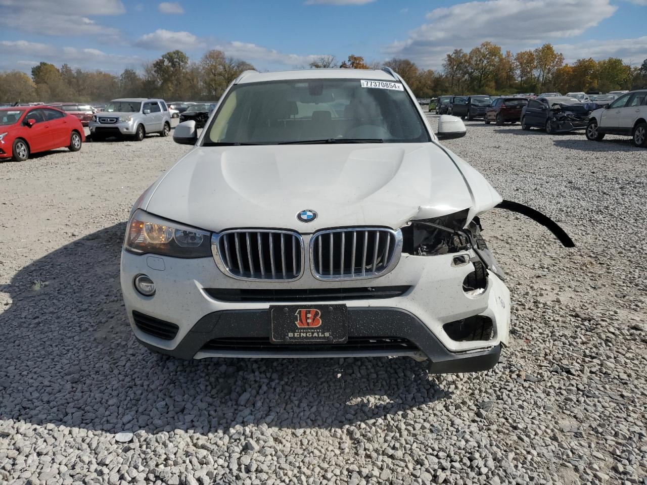 2017 BMW X3 VIN 5UXWX9C35H0W72520 Copart auction photo, front end / side damage thumbnail 5