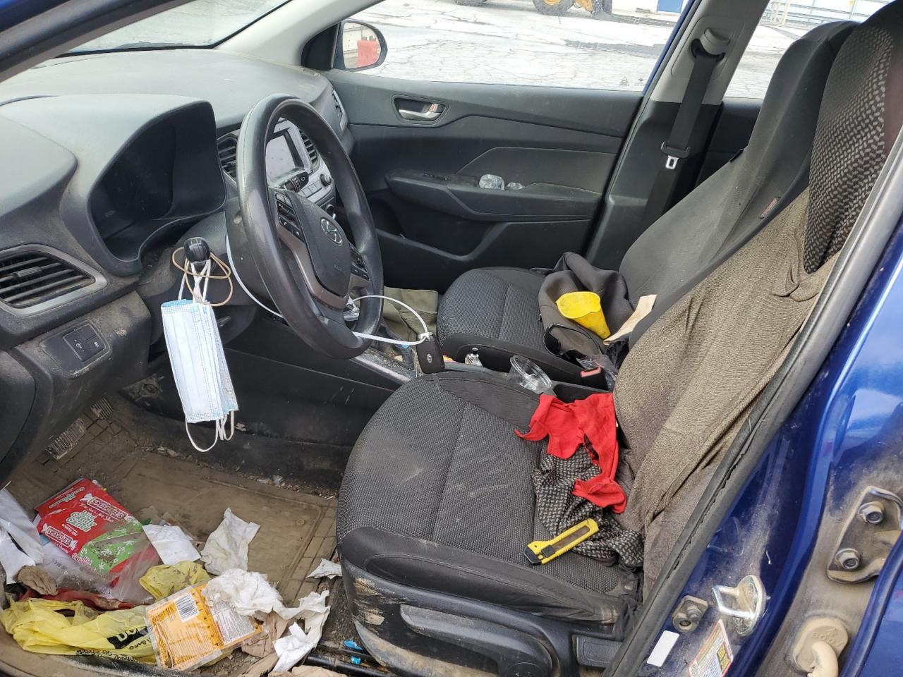 2018 Hyundai Accent VIN 3KPC24A36JE017384 Copart auction photo, biohazard/chemical damage thumbnail 7