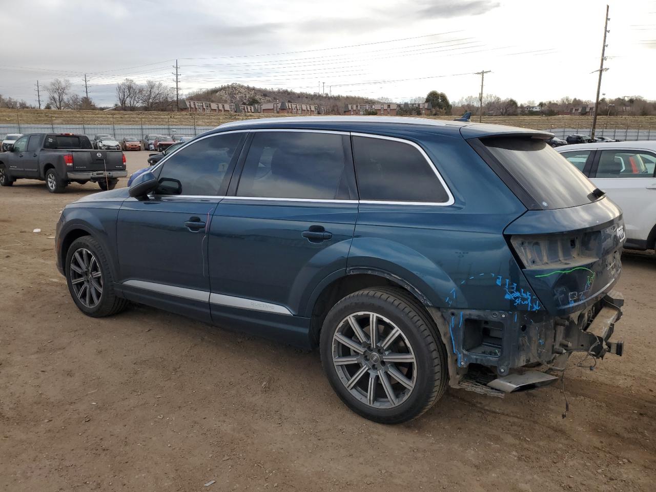 2018 Audi Q7 VIN WA1LAAF77JD028791 Copart auction photo, rear end damage thumbnail 2
