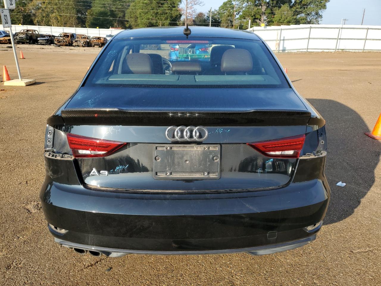 2019 Audi A3 VIN WAUAUGFF3KA107728 Copart auction photo, side / rear end damage thumbnail 6