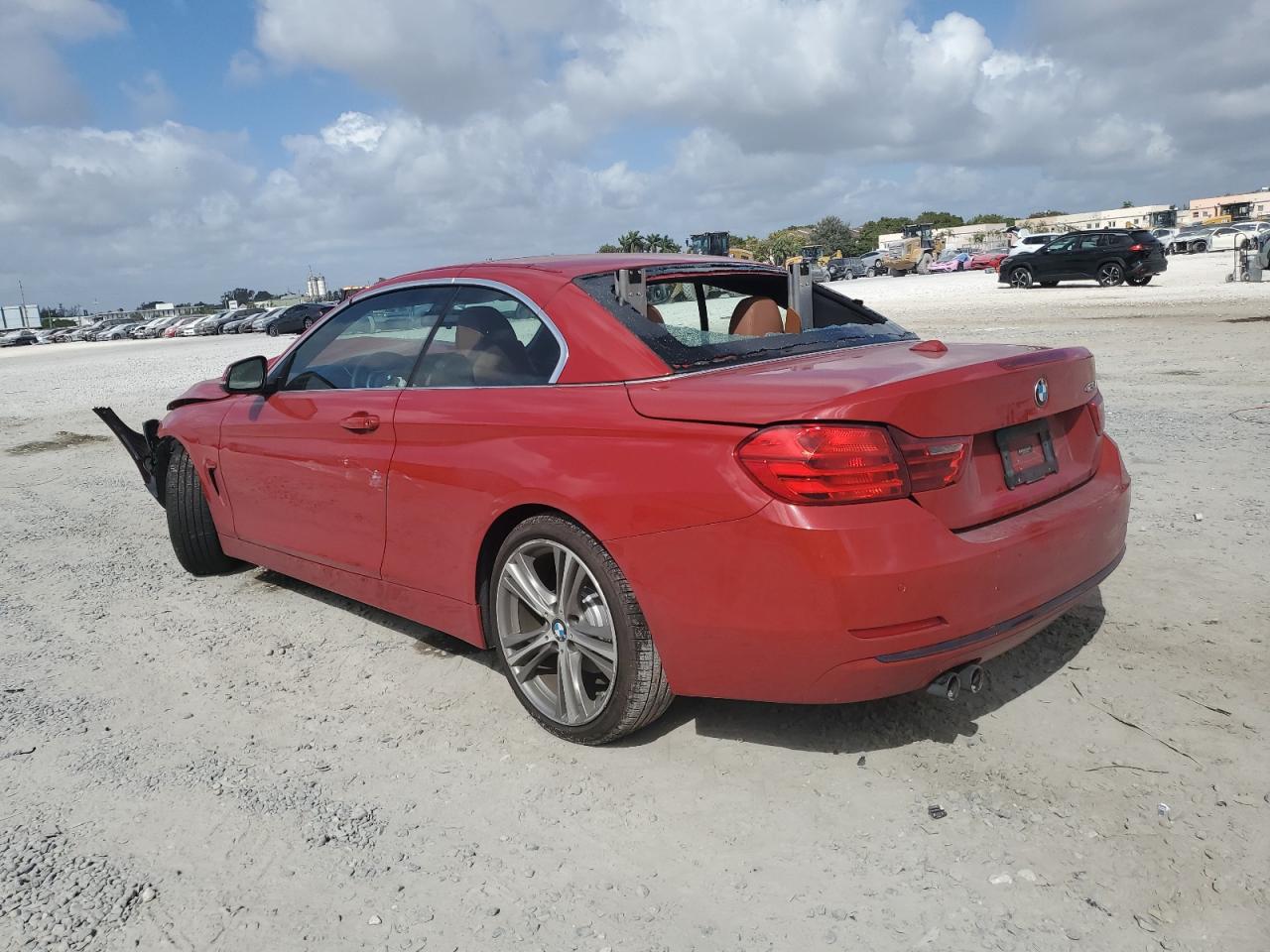 2016 BMW 4er VIN WBA3V7C51G5A25212 Copart auction photo, front end / side damage thumbnail 2