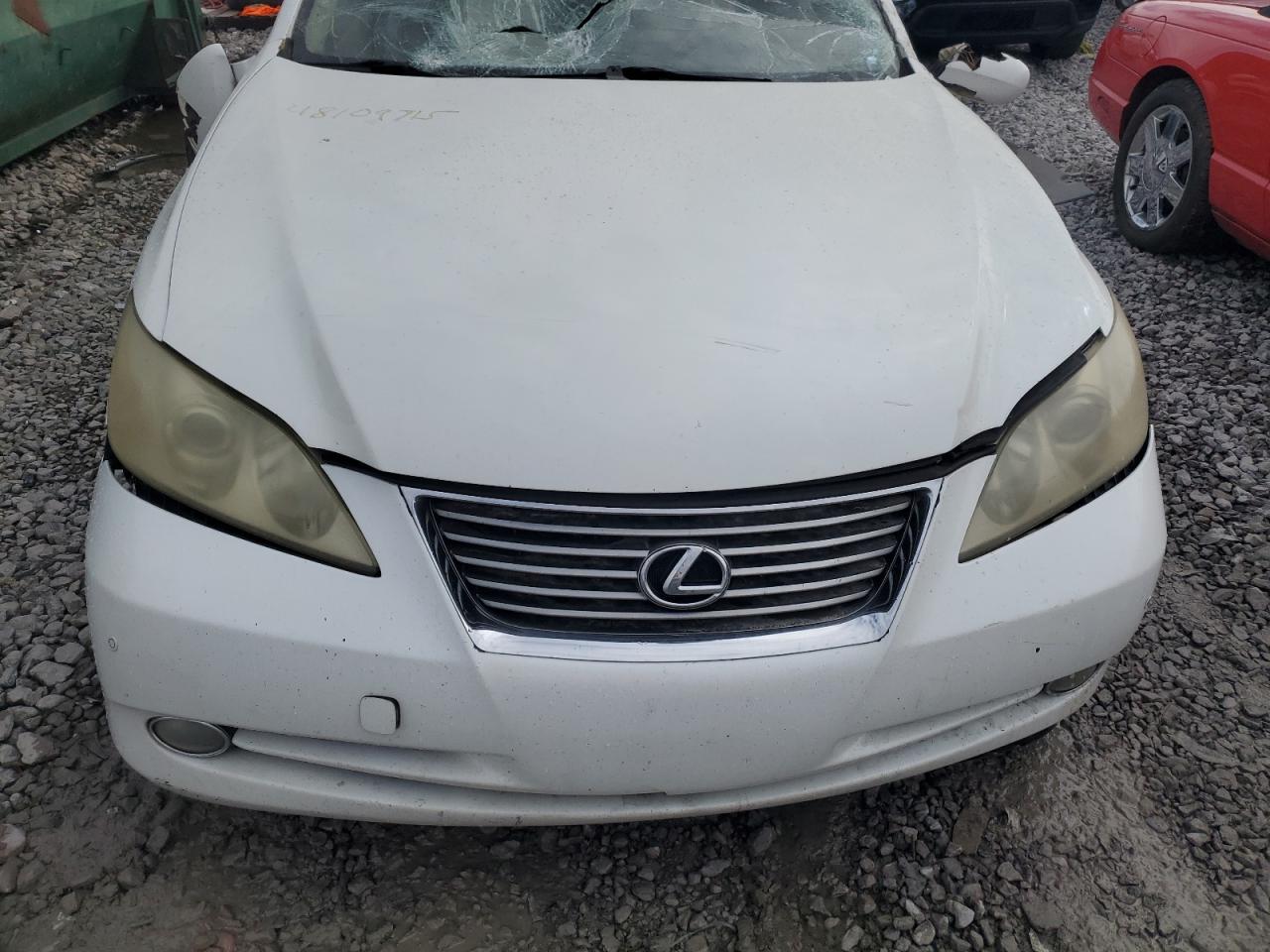 2008 Lexus ES VIN JTHBJ46G982233858 Copart auction photo, side / front end damage thumbnail 11