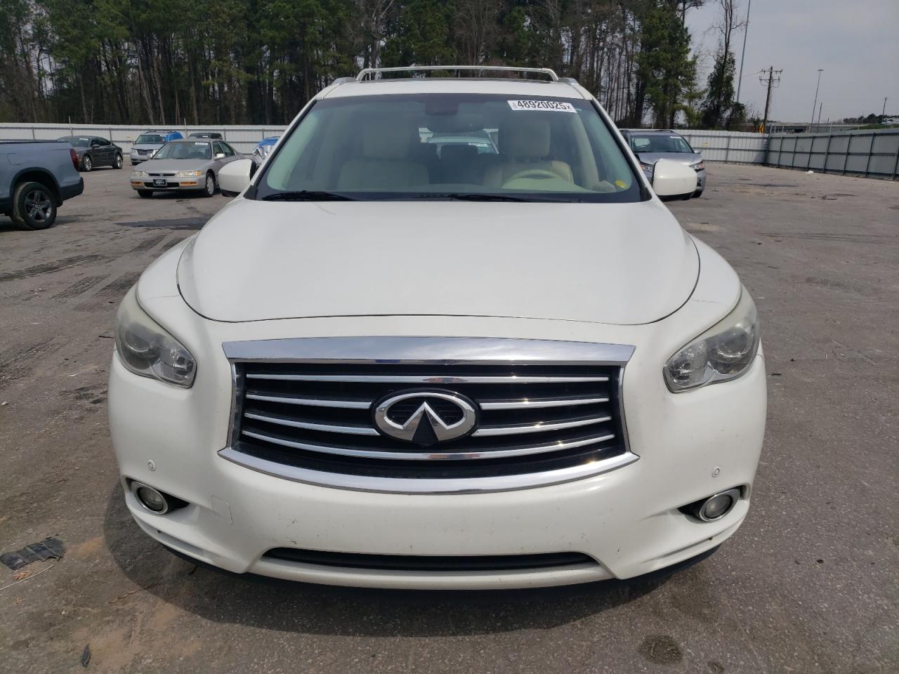 2014 Infiniti QX60 VIN 5N1AL0MMXEC546086 Copart auction photo, rear end damage thumbnail 5