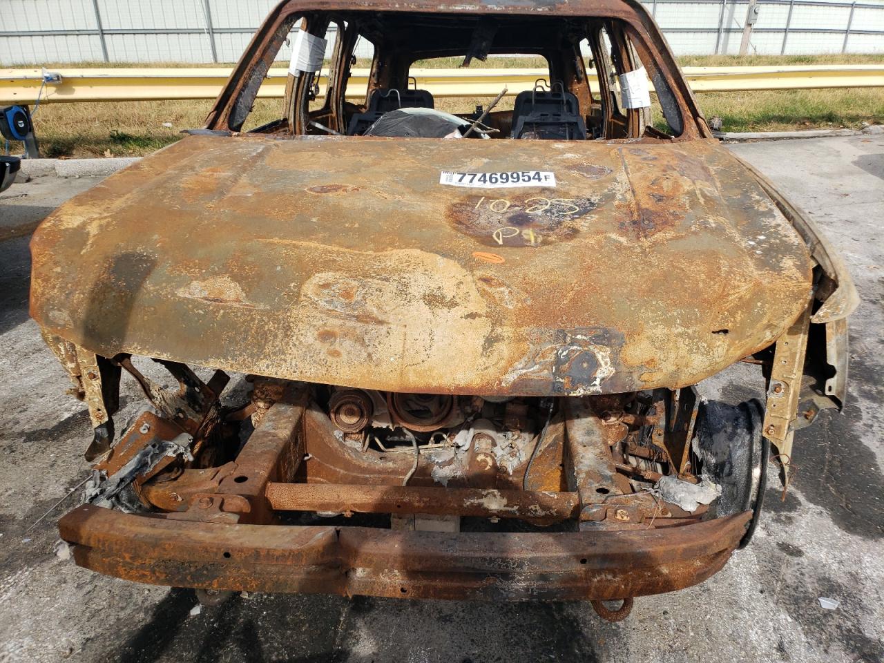 2007 Chevrolet Tahoe VIN 1GNFK13007J121547 Copart auction photo, burn damage thumbnail 12