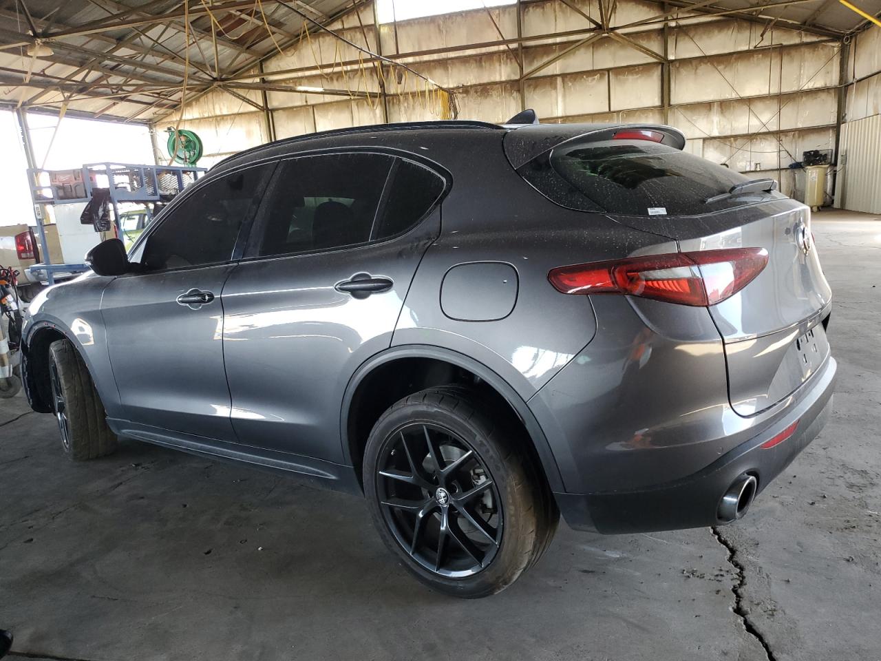 2021 Alfa Romeo Stelvio VIN ZASPAJAN9M7D09255 Copart auction photo, front end damage thumbnail 2