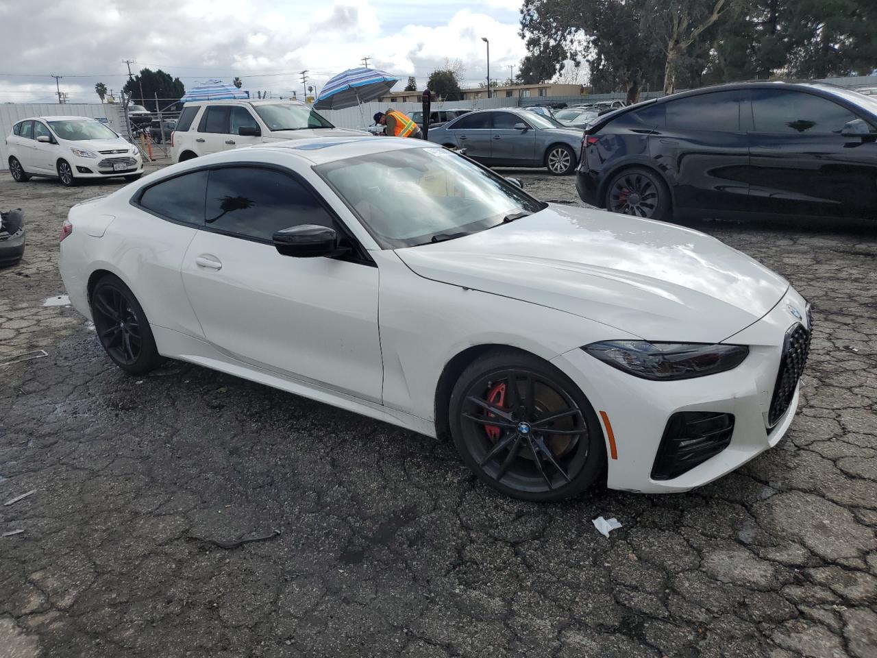 2024 BMW 4er VIN WBA53AP02RCP19333 Copart auction photo, front end damage thumbnail 4