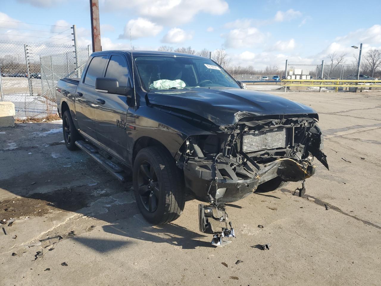 2018 RAM 1500 VIN 1C6RR7LM2JS353826 Copart auction photo, front end damage thumbnail 4