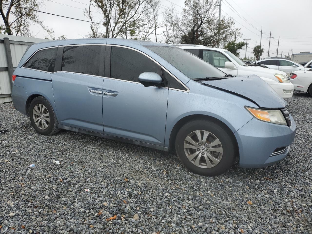 2014 Honda Odyssey VIN 5FNRL5H61EB129832 Copart auction photo, front end damage thumbnail 4