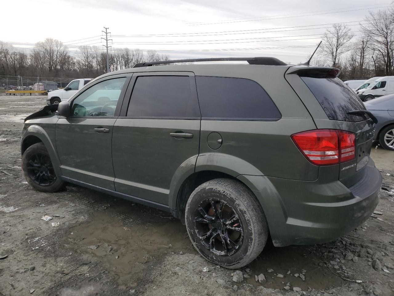 2018 Dodge Journey VIN 3C4PDCAB7JT445621 Copart auction photo, front end / side damage thumbnail 2
