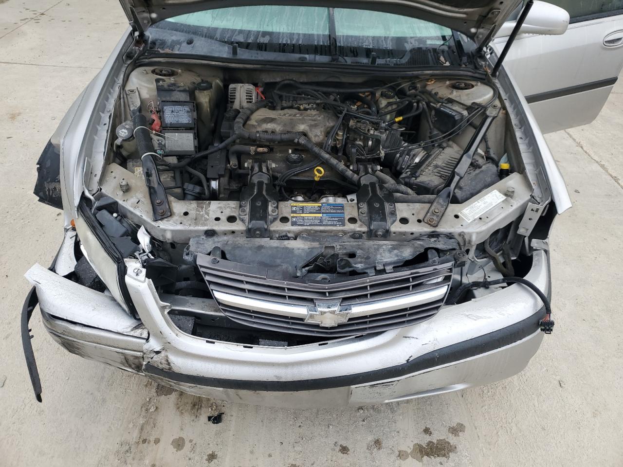 2005 Chevrolet Impala VIN 2G1WF52E059301064 Copart auction photo, front end damage thumbnail 11