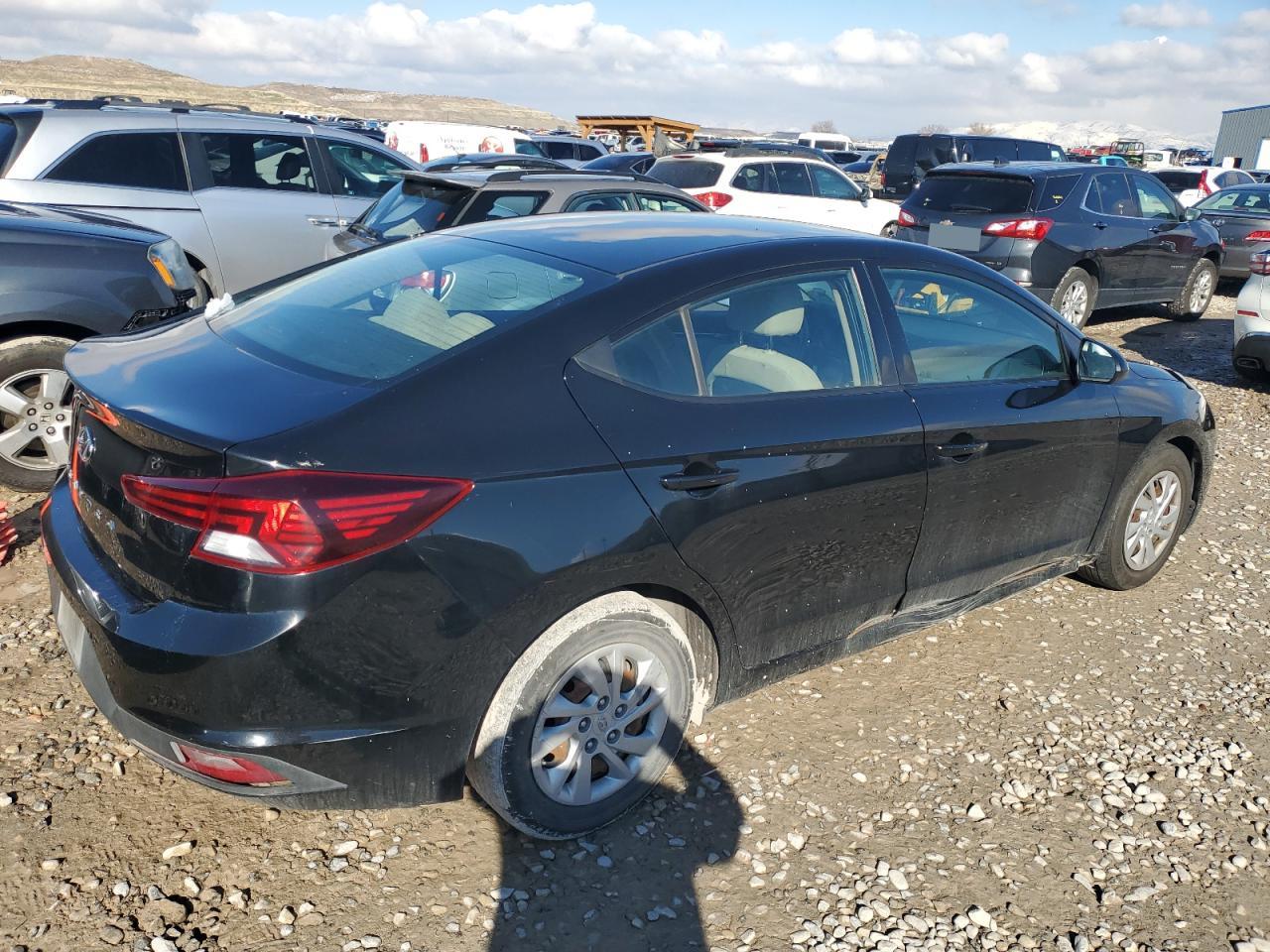 2019 Hyundai Elantra VIN 5NPD74LF4KH493868 Copart auction photo, side / vandalism damage thumbnail 3
