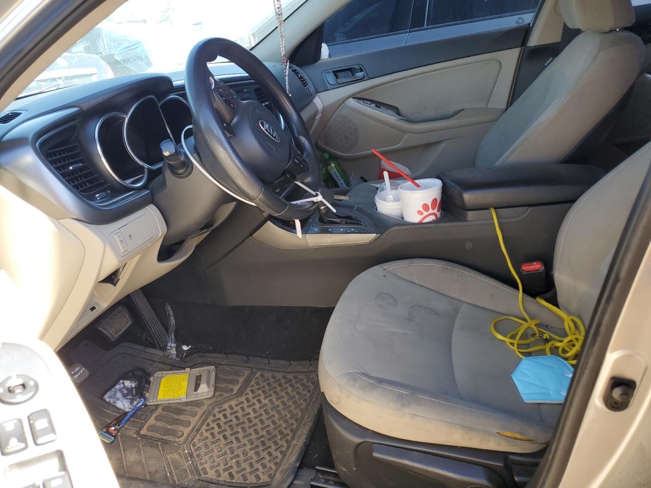 2014 KIA Optima VIN 5XXGM4A79EG266810 Copart auction photo, vandalism / all over damage thumbnail 7