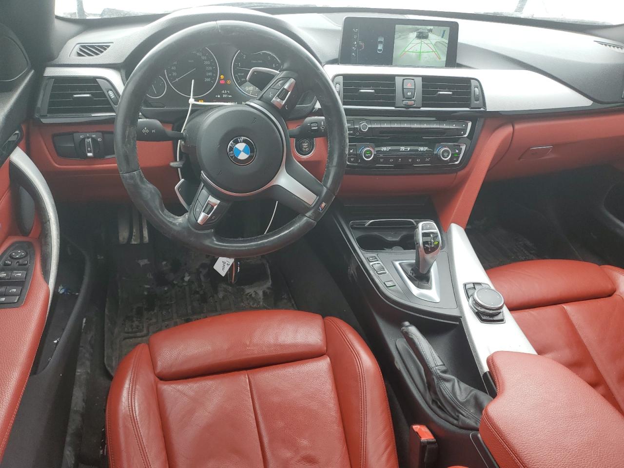 2017 BMW 4er VIN WBA4E5C52HG188916 Copart auction photo, front end / side damage thumbnail 8