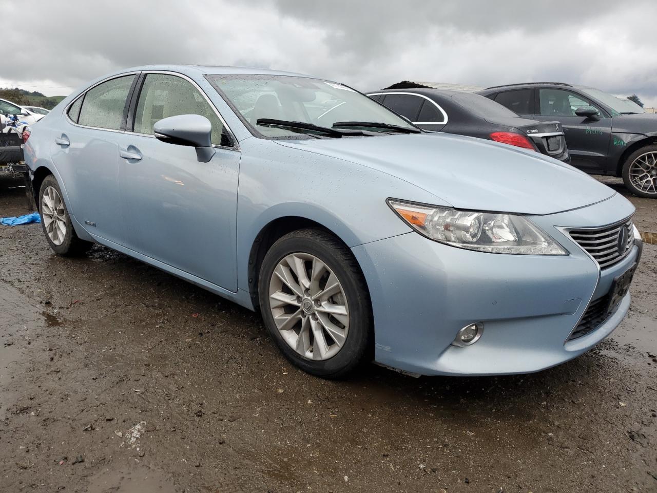 2014 Lexus ES VIN JTHBW1GG0E2038645 Copart auction photo, rear end / side damage thumbnail 4