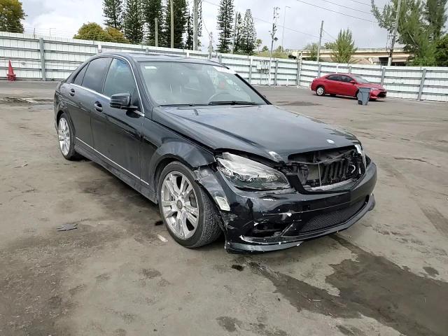 2011 Mercedes-Benz C-klasse VIN WDDGF5EB6BA521635 Copart auction photo, front end damage thumbnail 10