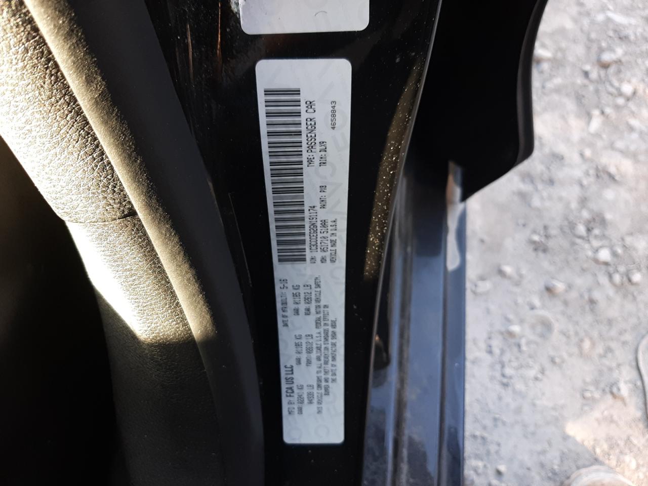 2016 Chrysler 200 VIN 1C3CCCEG2GN191174 Copart auction photo, rear end damage thumbnail 12