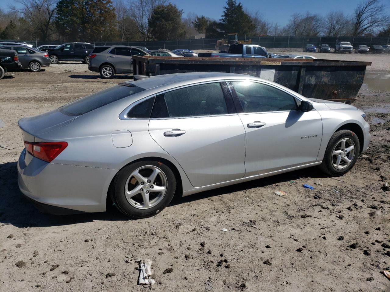 2017 Chevrolet Malibu VIN 1G1ZC5ST2HF263255 Copart auction photo, side / undercarriage damage thumbnail 3